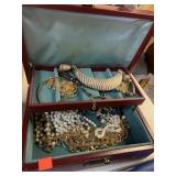 Jewelry Box w/Costume Jewelry