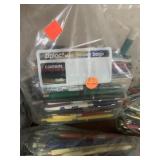 4 bags pens/pencils/misc