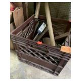 Crate w/Vntg Tools