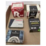 5 boxes Ammo. Various sizes.