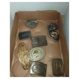 Flat of Belt Buckles
