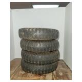 4 Cnt 2.50-4 2-Ply Tires