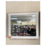 Mirror w/White Frame