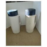2 Cnt Plastic Thermos