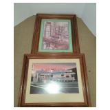 2 Cnt Pics Red Robin & Store Pictures Approx 14 x