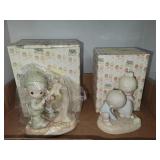 2 Cnt Precious Moments Figurines. "Color your
