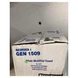 White Multifold Towel 9 x 9.5 250 Towels Per