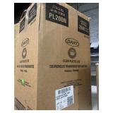 Clr Plastic Lids Case of 20 x125