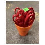 6 Ct. Child Scissors w/Orange Cup