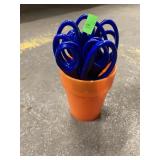 6 Ct. Child Scissors w/Orange Cup