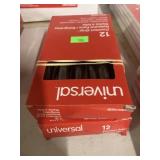 2 Box Universal Black Pens