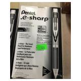 Pentel E-Sharp Black Pencils