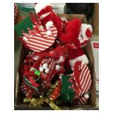 Box Lot of Mini Decor Stockings