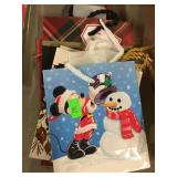 Qty 6 Mini Holiday Gift Bags