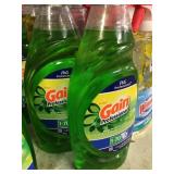 Qty 2 Bottles Gain Manual Pot and Pan Detergent