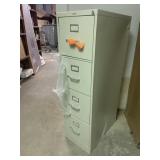 4 Drawer Filing Cabinet - dented on side