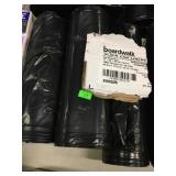 Qty 3 Rolls Boardwalk Black Can Liners