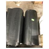 Qty 2 Rolls Black Trash Bags