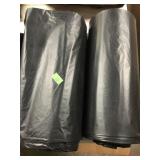 Qty 2 Rolls Black Trash Bags