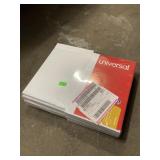 Universal White Scratch Pads 5 in x 8 in 100