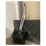 Unger Dustpan And Broom Damages Handle See Photo