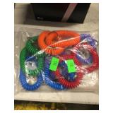 Package of Key Chain Wrist Bands