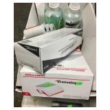 Box lot of Miscellaneous Office/Cleaning Supplies