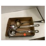 3 Metal Serving Utensils,One is Silver Plated