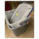 Two large Totes with lids