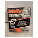 4 New Autolite Double Platinum Spark Plugs