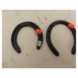 Two metal Horseshoes