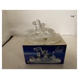 Crystal Dog Figure