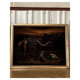 LG Velvet? Wiseman Picture w/Gold Frame