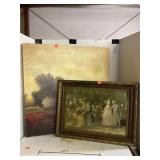 Approx. 23" Height Painting, Approx. 13" Height