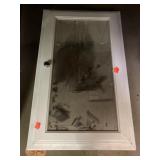 White Medicine Cabinet W/Shelves