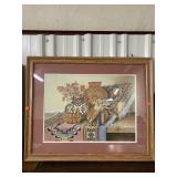 Large Wood Frame w/Painting