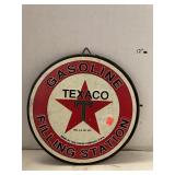 Gasoline Texaco Filling Station Sign