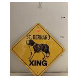 St.Bernard XING Sign