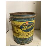 Vntg. Brulin & Company 5 US Gallons Bucket