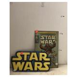 2 Ct. Vntg. Star Wars Signs