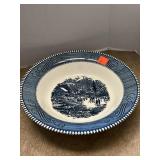 Currier and Ives. Bowl. Vintage.