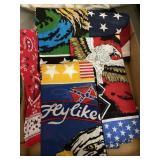 4 bandanas.  Americana.