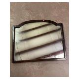 Large Mirror w/Wood Border