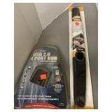 USB 2.0 - 4 port Hub & fellows Wrist Rest for