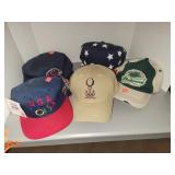3 Cnt USA Hats/1 Stars & Strips & 1 Budweiser Hat