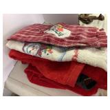 Lot of Christmas hand towels / kitchen towels.