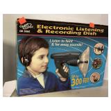 Electronic Listening & recording dish
