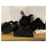 Mixed lot.  Man slippers. Size Med.  2 Ladies