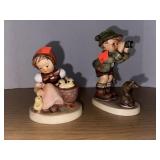 2 figurines.  marked Germany. 1955.