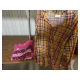 2 ladies tops.  IU size L.  Button up size 2XL.
